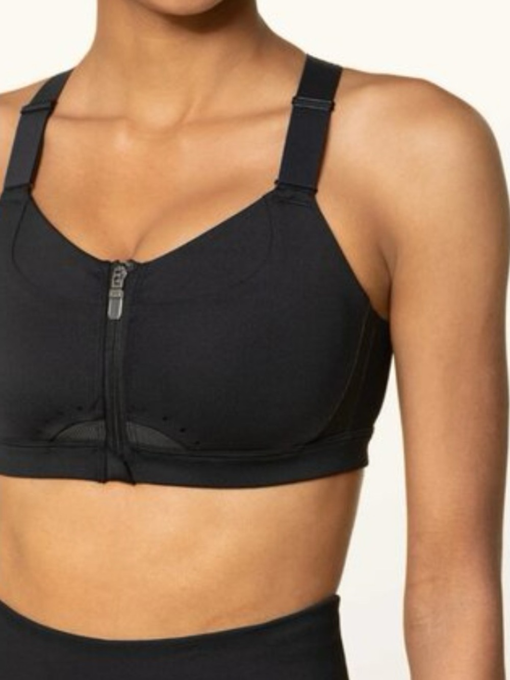 Nike Dri Fit Alpha High Support Padded Full Zip Sports Bra Nike Size Large